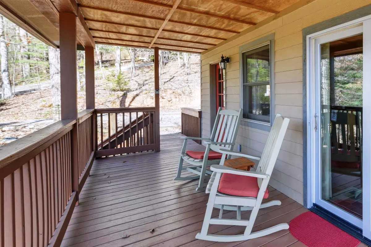 Enjoy the rocking chairs on the front porch